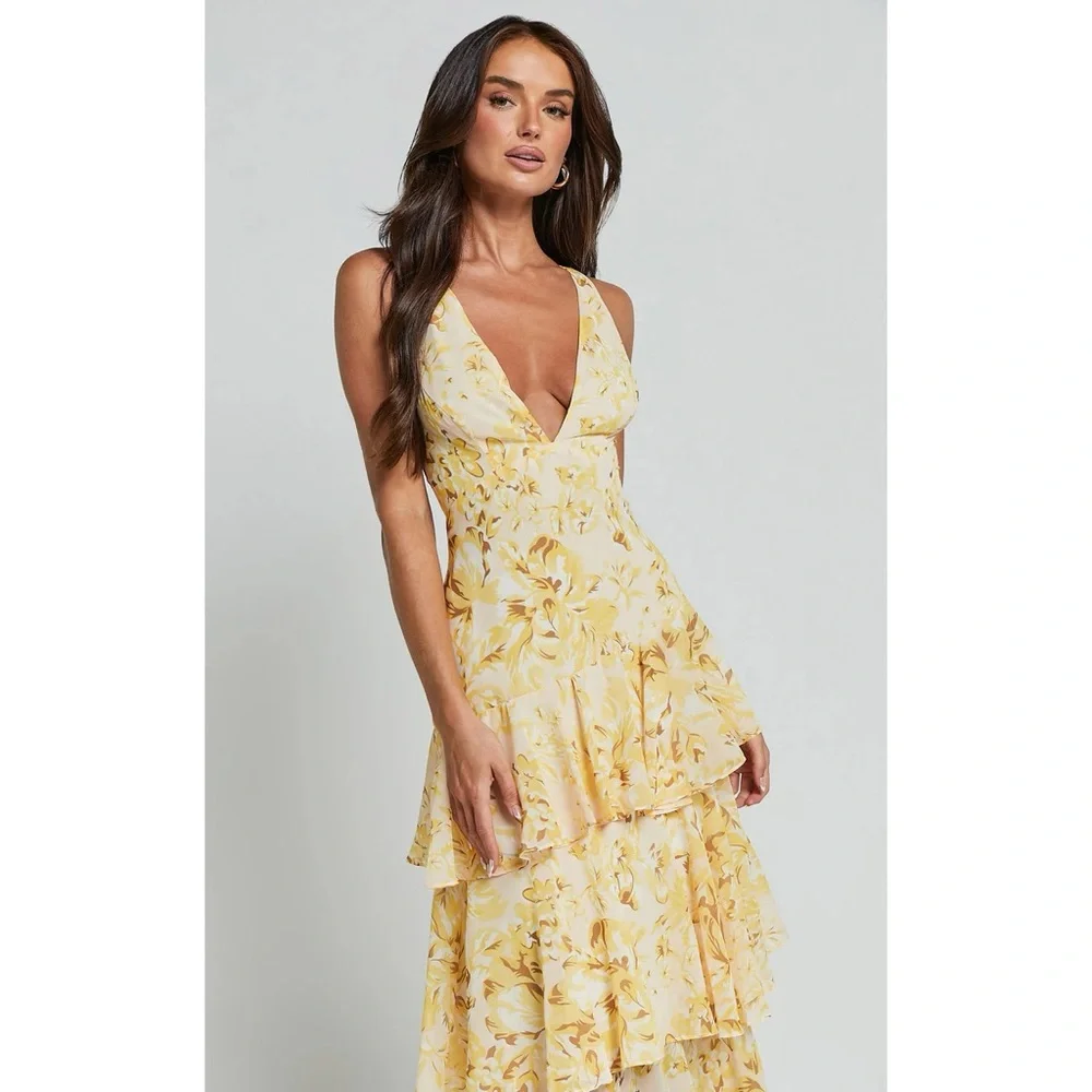 NWT Selfie Leslie Beryl Midi Dress - Picture 2 of 5
